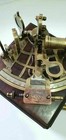  Vintage Maritime Brass Nautical 5 Inches Sextant With Wooden Box Marine