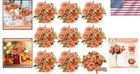 Realistic 8 Bundle Artificial Peonies - Ideal For Wedding Bouquets   Decor