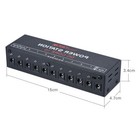 10 Isolated Outputs Guitar Pedal Board Power Supply Station For 9v 12v 18v Usa