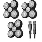 3 Pack Replacement Blades For Freebird Flex Series Head Shaver For Bald Men Set