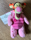 Tigger Dressed As Piglet Bean Bag Plush Usa Disney Store Beanie New Retired