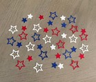 Glitter Patriotic Stars Confetti Table Scatter Choose Color And Pack Amount