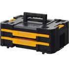 7 In  Stackable 18-compartment Double Shallow Drawer Small Parts   Tool Storage