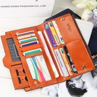 Women Clutch Leather Wallet Card Holder Zip Long Purse Phone Bag Case Handbag Us