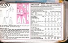 6020 Vintage Simplicity Sewing Pattern Misses 1970 Jiffy Front Wrap Blouse Pants