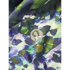 Lululemon Yoga Mat Bag Floral Print Mesh Panel Adjustable Strap Purple Green