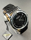 Akribos Xxiv Ak825ssb Dodecagon Bezel Black Dial Black Strap 41mm Ships Free