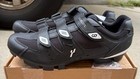 Cyclingdeal Mountain Bike Cycling Shoes With 3 Straps Black Size 48   13 5