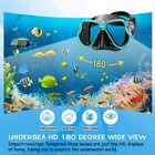 Dry Snorkel Set panoramic Wide View Anti-fog Scuba Diving  professional Snork   