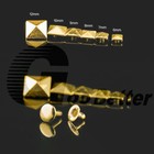 Rivets Pyramid Square Studs For Shoes Bags Costumes Leather Craft Rapid Repair