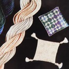 Dollhouse Miniatures Nutshell News Pillow Instructions With 2 Skeins Of Floss
