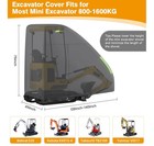 Mini Excavator Cover Waterproof Heavy Duty For Bobcat Kubota John Deere  More 
