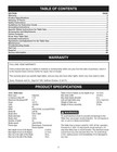 Owner s Manual   Parts List  Sears Craftsman 10    Table Saw - Model 152 221240