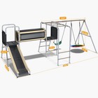 660lbs Playground Swing Sets For Backyard With Slide Outdoor Play Set For Kids