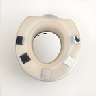 Raised Toilet Seat Riser With Lock     5 Inch Height Boost  No Tools Needed