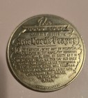 Vintage B  Ward Beam s World s Champion Daredevils Coin Good Luck Player Token 