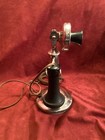 Antique Western Electric Candlestick Telephone Nickel Plated Very Good Condition