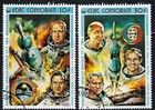 Comoros 1975 6v  Cto Nh - Us-russia  apollo Soyuz  Project     Space     Rockets
