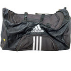 Adidas Fresh Pak Black Duffle Gym Bag Over Night Bag Weekender Sports Bag 21 