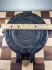 Very Rare Gf Filley 8 9 Waffle Iron Paddles - No Base  Cracked