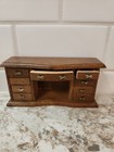 Vintage Concord Dollhouse Miniature Wooden Curved Front Buffet Desk  2687