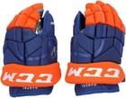 Mathew Barzal Islanders Signed Gu Ccm Gloves From 2021-22 Nhl Season W gu Insc