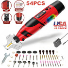 Cordless Chainsaw Sharpener Kit 54pc W diamond Wheels Battery Chain Grinder Tool