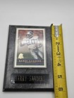 Barry Sanders Detroit Lions Vintage 4x6 Mini Wall Plaque With 1991 Score Card