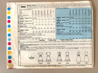 Vintage 80s Mccall s 7543 Sewing Pattern Misses  Dress  Size 14 Uncut Ff