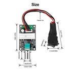 4pcs Dc 6-28v Motor Speed Switch Controller 3a Control Reversible Pwm Regulator