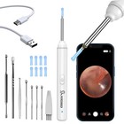Ear Wax Removal Kit  1920p Hd Camera   8-pc Ear Set For Iphone  Ipad   Android