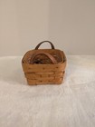 Longaberger 1995 Sweet Basil Booking Basket With Protector - No Liner  