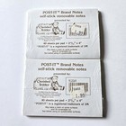 Post-it Brand Notes  cherished Teddies  Self-stick Removable 2 Pkgs 1992