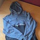 Adidas Originals Men s Colorblock Pullover Hoodie L Gray Black Fleece Logo