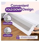 Toddler Bed Rail  Xl 59- Comfy Bumpy  childproofing   Works With Most Beds