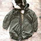 Usgi Vintage M65 Extreme Cold Weather Og Fishtail Parka Jacket Liner Hood Sz S