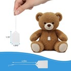 Price Tags With String Attached  1000pcs White Marking Merchandise Strung Wri   