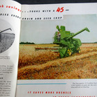 Vintage 1956 John Deere 45 Combine Brochure Combining Drying And Storing Of Corn