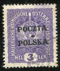 Poland 1919 Poczta Polska Overprinted On Austria 1916 Stamp Scott  41 No Gum 212