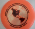 Vintage 1980 Wham-o Frisbee Disc Orange World Class 141 Grams Made In Mexico