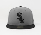 New Era 59fifty Men Women Hat Mlb Basic Chicago White Sox Storm Gray Fitted Cap