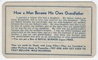 Rol Mcconaha Royal Burner 5 Cent Cigar  Pittsburg  Kansas Vintage Trade Card
