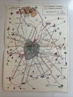 Vintage Transport Map Of Brussels Belgium 1958 Universal Exhibition Collectible