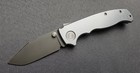     transparent Knives Custom Demko Ad20 5 - Magnacut Blade W original Goat Scales
