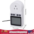 Lcd Digital Plug In Thermostat Timer Switch Socket Temperature Controller Switch