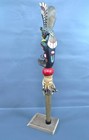 Vtg Pacific Northwest Coast Salish Carved Totem  talking Stick  By Cicero August