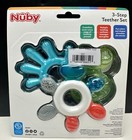New Nuby 3-step Teether Set 3 m For Babies Multiple Textures Step 1 2 3