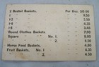 Antique A C White Baskets Butter Boxes Victorian Trade Card Rowe Ma Price List
