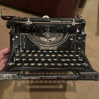 Antique 1920s Underwood Model 5 Vintage Typewriter - Works  -   