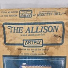 Vintage The Allison Wooden Doll House Kit By Art Ply  77 Made Usa